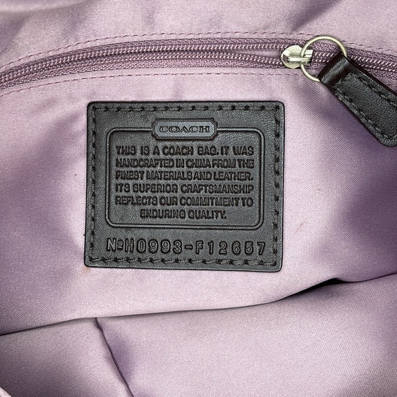 Coach F12657 "Zoe"- Women's Signature Hobo Bag - Picture 3 of 10